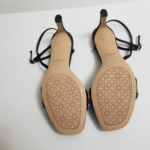 🆕️⬇️Jewel Badgley Mischka Patsy Strappy Crystal Embellished Heel - Picture 11 of 16